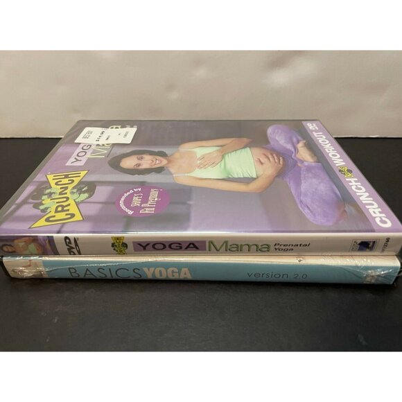 Crunch Yoga Mama Prenatal DVD 2004 / Yoga Basics workout exercise new - Picture 4 of 4